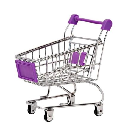 Mini Trolley Shopping Cart for Home Decor
