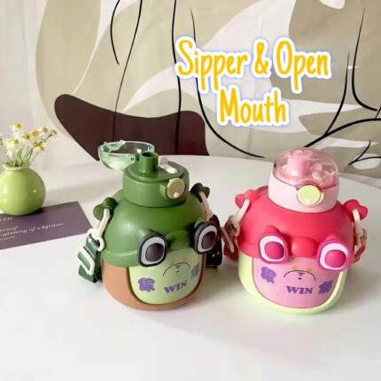 3D Eyes 2 in 1 Hot & Cold 600 ml Cartoon Sipper